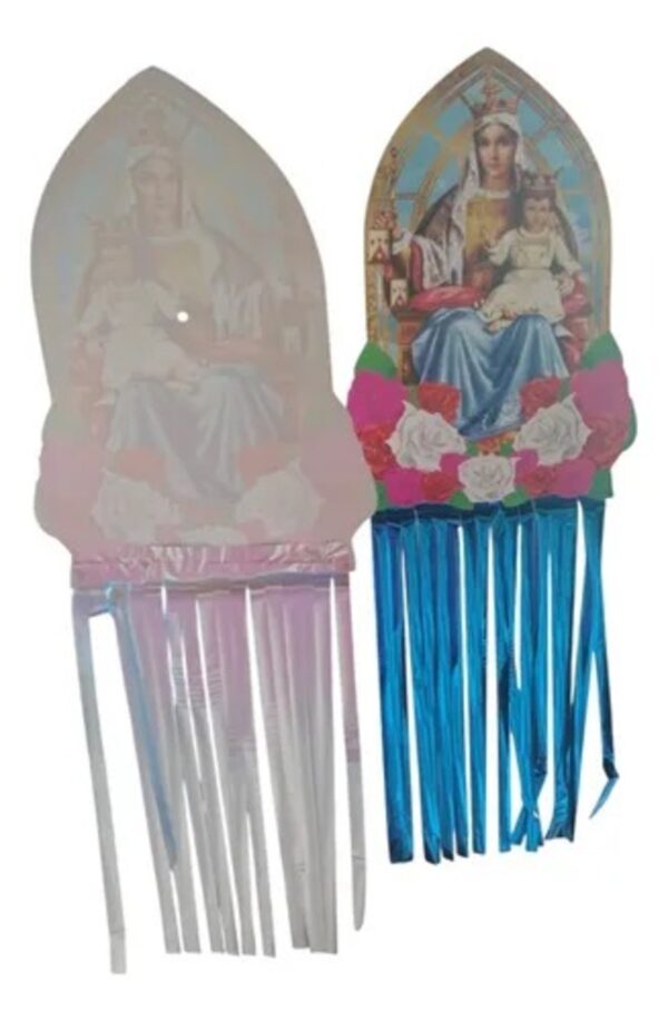 Flecos de la Virgencita Para decorar tu carro o moto con fe amor y estilo - Imagen 2