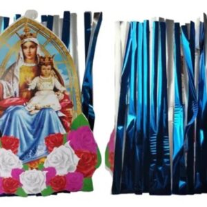 Flecos de la Virgencita Para decorar tu carro o moto con fe amor y estilo