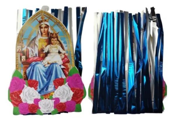 Flecos de la Virgencita Para decorar tu carro o moto con fe amor y estilo