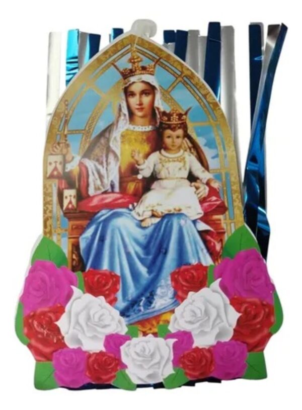 Flecos de la Virgencita Para decorar tu carro o moto con fe amor y estilo - Imagen 3