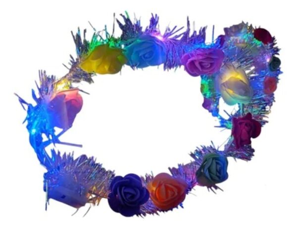 Coronas mágicas que iluminan tus fiestas Con luces LED escarcha y mucha diversión - Imagen 4