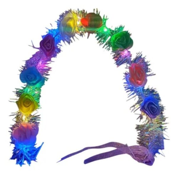 Coronas mágicas que iluminan tus fiestas Con luces LED escarcha y mucha diversión - Imagen 5