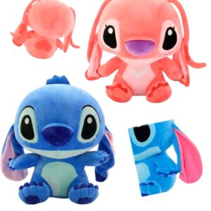 Dúo Oficial de Ternura Peluches en Rosado y Azul que Enamoran