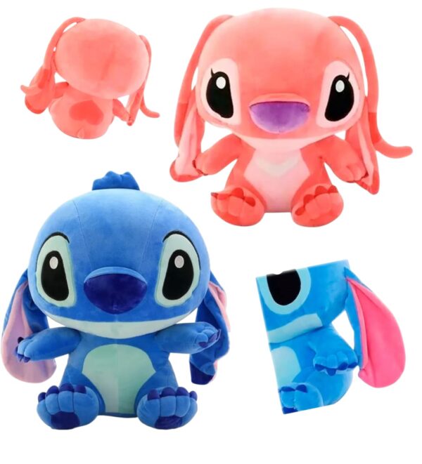 Dúo Oficial de Ternura Peluches en Rosado y Azul que Enamoran