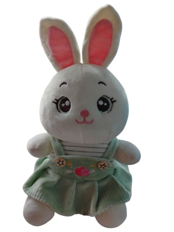 Colección peluches elefantes y conejas ternura suavidad y estilo en un abrazo - Imagen 4