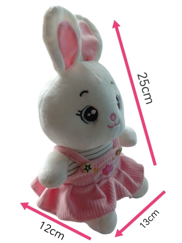 Colección peluches elefantes y conejas ternura suavidad y estilo en un abrazo - Imagen 5