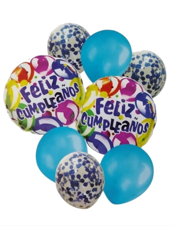 Bouquet de Cumpleaños Variedad de Globos para Celebrar - Imagen 2