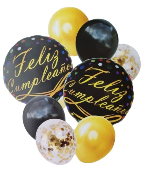 Bouquet de Cumpleaños Variedad de Globos para Celebrar - Imagen 4