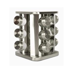 Soporte Giratorio de Condimentos x12 Sazona con Estilo y Elegancia