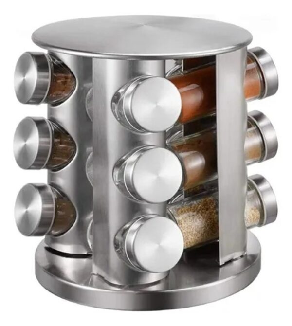 Soporte Giratorio de Condimentos x12 Sazona con Estilo y Elegancia - Imagen 2