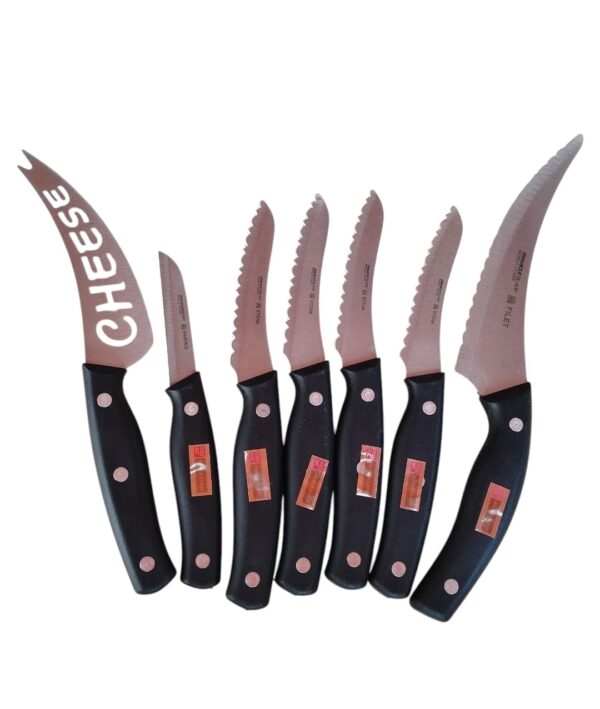Set de Cuchillos Profesionales para Cocina con Estilo y Precisión - Imagen 2