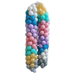 Paquete X200 Pelotas Color Pastel Perfectas para Crear Ambientes Unicos y Diversión Sin Limites