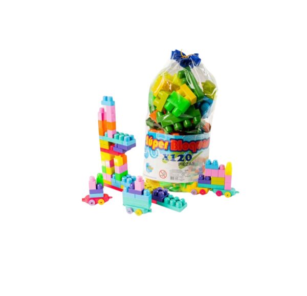 Juego didactico armatodo x120 ficha grande plastica multicolor - Imagen 3