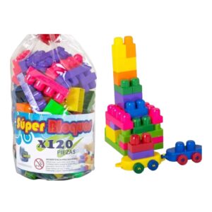 Juego didactico armatodo x120 ficha grande plastica multicolor