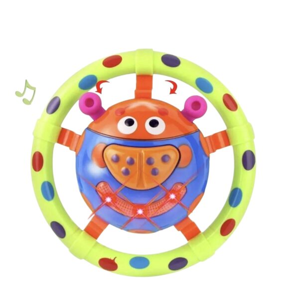 Sonajero mariquita Luces sonido juguete estimulacion oido Niños - Imagen 3