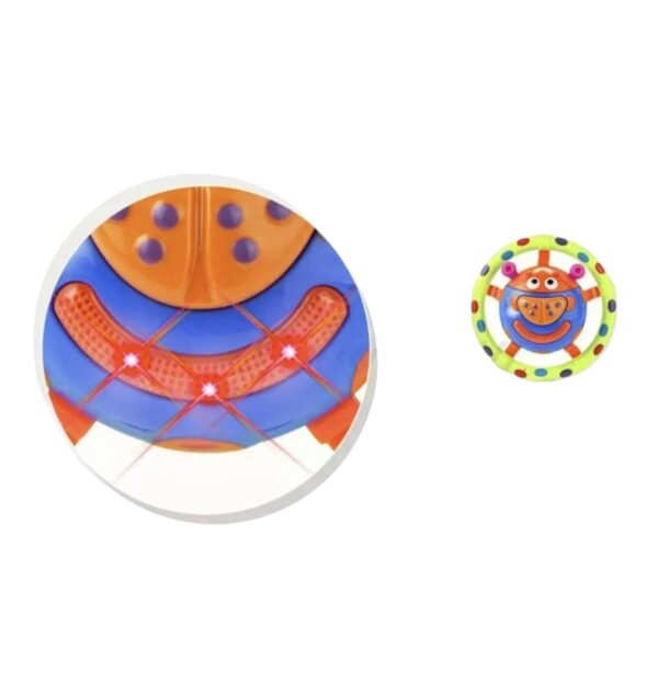 Sonajero mariquita Luces sonido juguete estimulacion oido Niños - Imagen 4