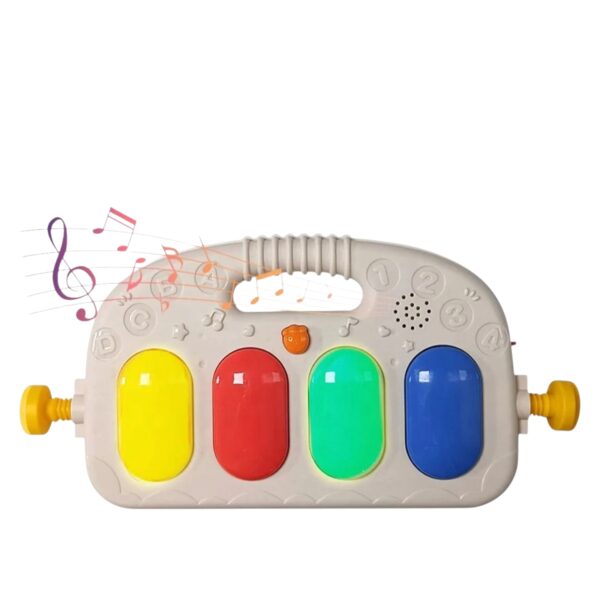 Gimnasio tapete piano musical diseño buho estimluacion bebes - Imagen 4