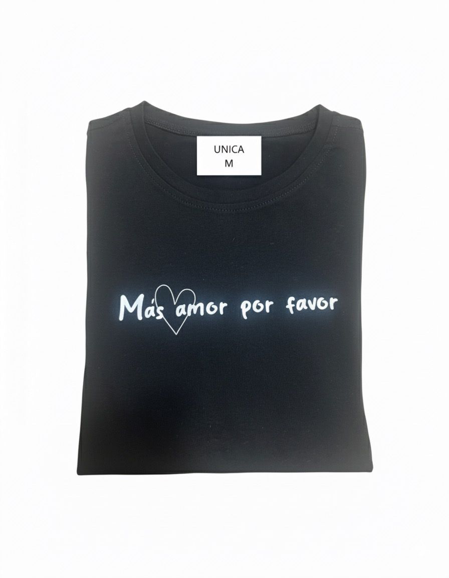 2x1 Camisetas Calma en el alma y Más amor por favor - Imagen 2