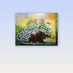 Bodegón de margaritas