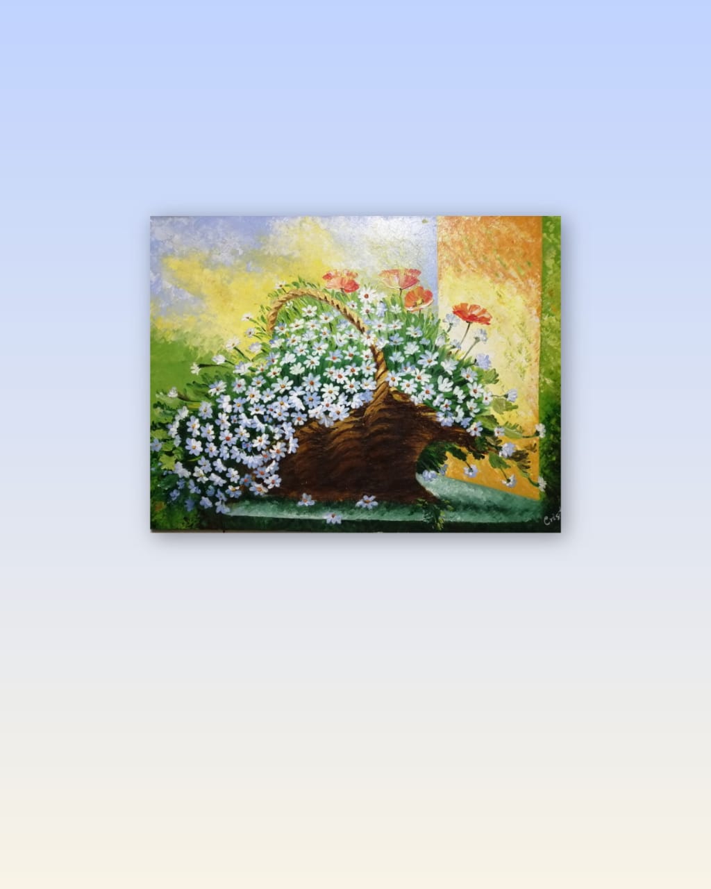 Bodegón de margaritas