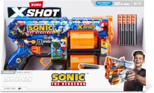 SonicX Shot Sonic the Hedgehog Edicion Especial pistola de dardos
