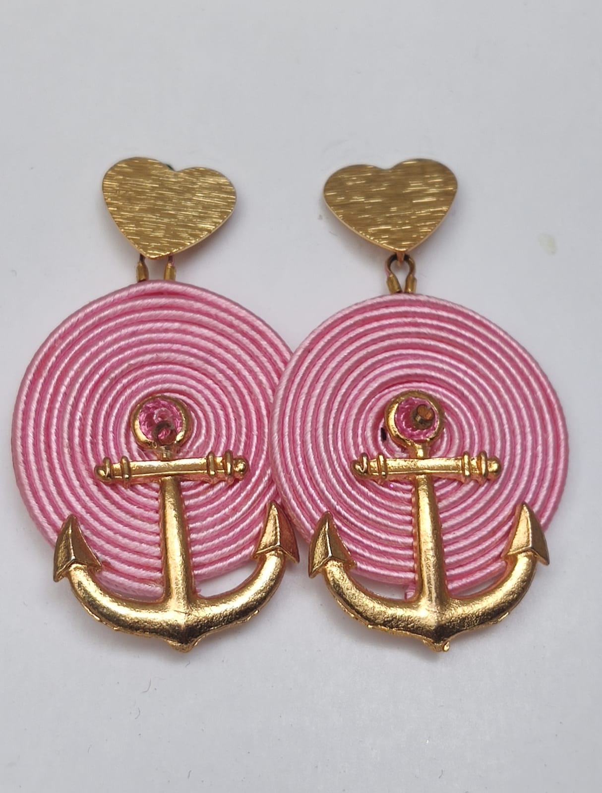 Aretes Ancla Dorada - Imagen 2