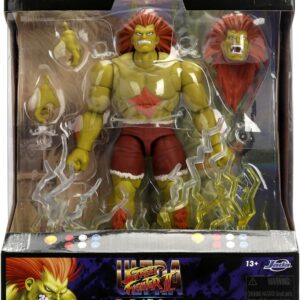 Figura de accion Blanka Ultra Street Fighter II Jada 6 pulgadas