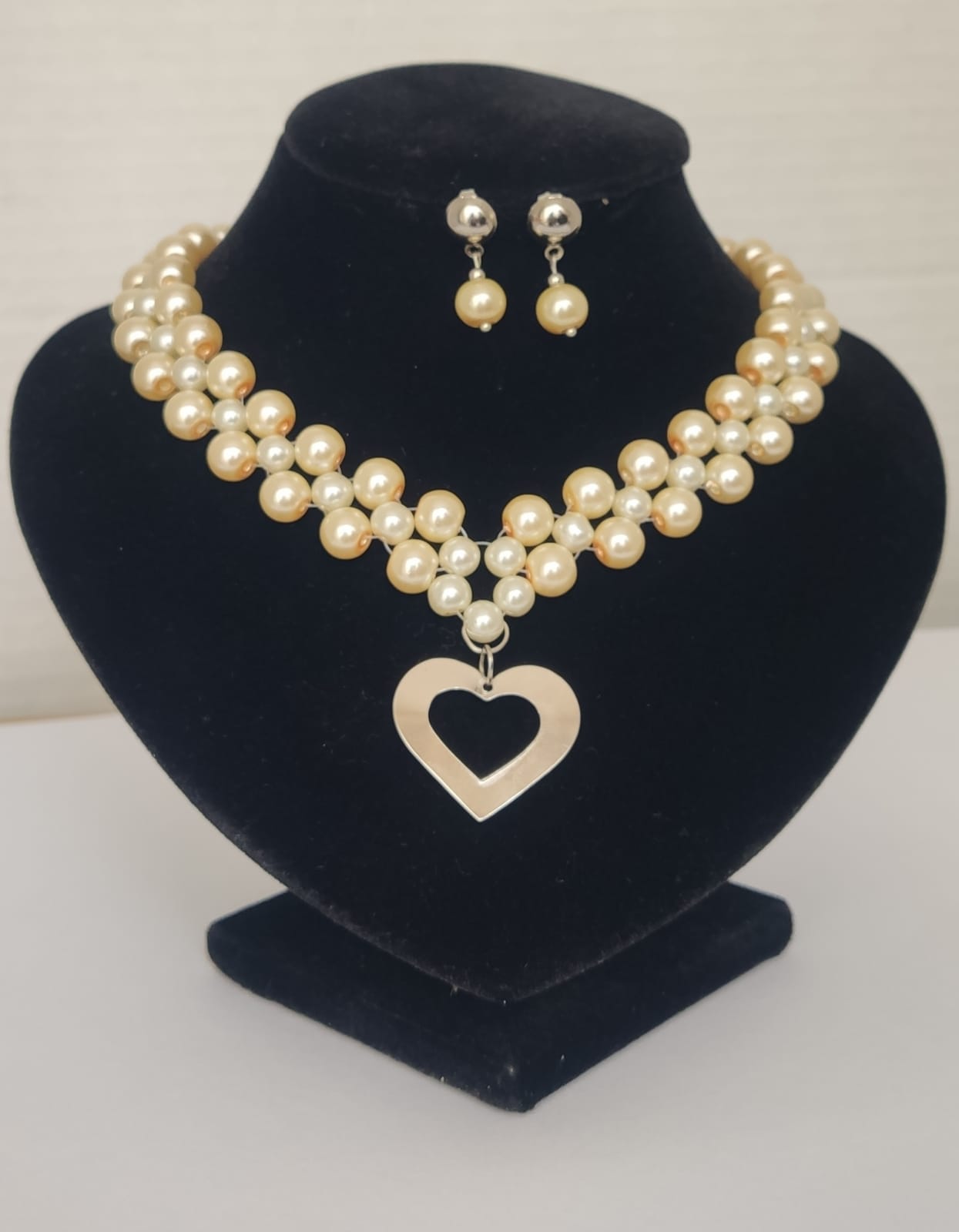 Set de aretes y collar Perlas de Rio - Imagen 2