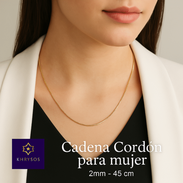 Cadena Cordón Mujer - Imagen 2