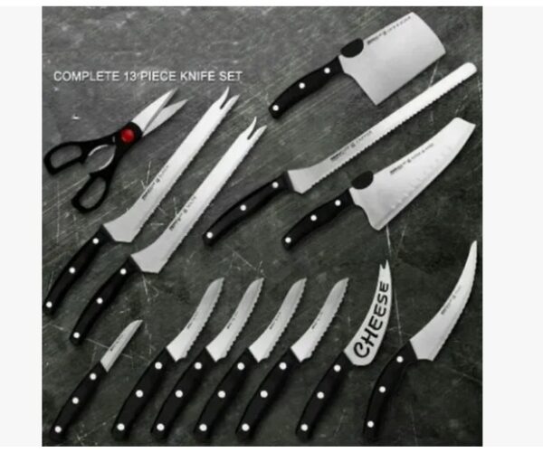 Set de Cuchillos Profesionales para Cocina con Estilo y Precisión - Imagen 5