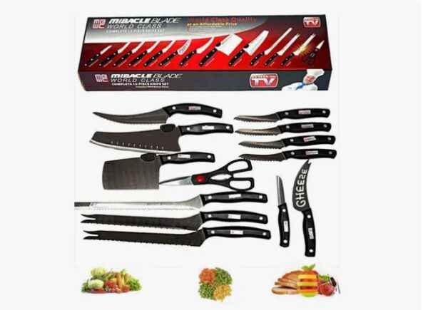 Set de Cuchillos Profesionales para Cocina con Estilo y Precisión