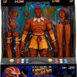Figura de accion Dhalsim Ultra Street Fighter II Jada 6 pulgadas