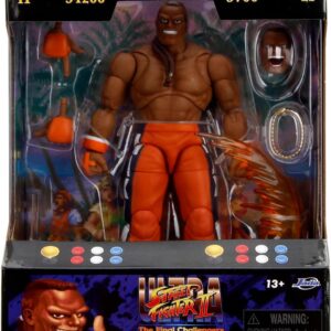 Figura de accion Dee Jay Ultra Street Fighter II Jada 6 pulgadas