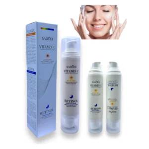 CREMA CONTORNO DE OJOS 2 EN 1 APLICACION DIA Y NOCHE CON VITAMINA C RETINOL Y COLAGENO HIDROLIZADO SADOER