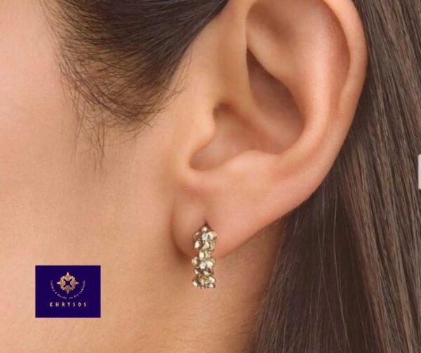 Aretes Garden Plata Oro - Imagen 3