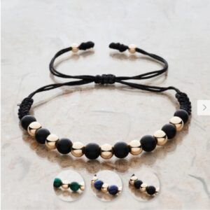Pulsera balines intercalada