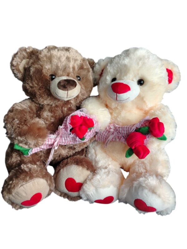 Peluche Ositos Con Rosas - Imagen 2