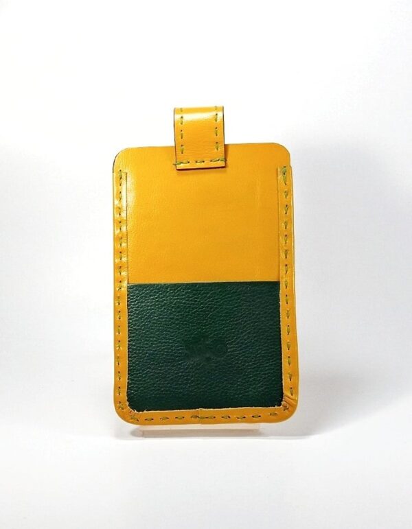 Estuche Porta Celular De Cuero Saffi - Imagen 2