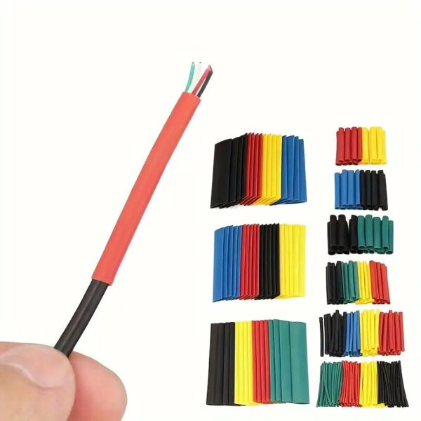 KIT 800 TUBOS TERMORRETRÁCTIL AISLAMIENTO DE CABLE DE ALAMBRE DE CONEXIÓN CAJA ALMACENAMIENTO - Imagen 5
