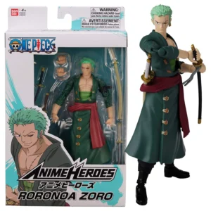 Roronoa Zoro Anime Héroes Figura Articulada bandai